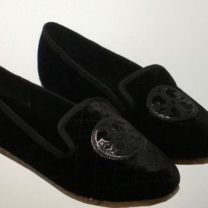 Tory Burch Black Quilted Billy Slippers, Size 6 (NEW)